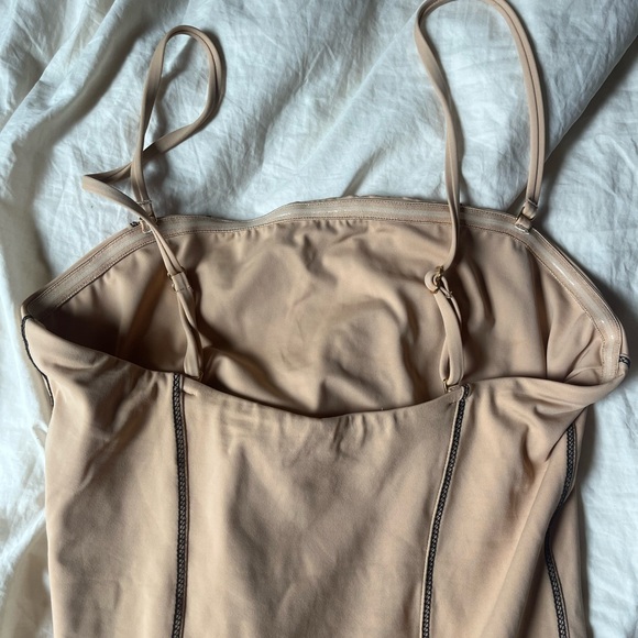 NWOT banshee iz one piece swim suit tan - Picture 4 of 4
